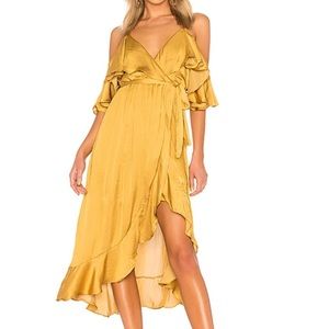 Bardot bea wrap dress